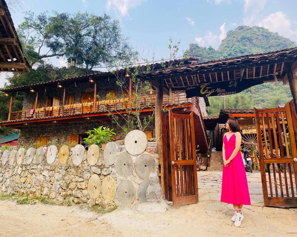 Tay Homestay Lang Da Co Khuoi Ky- Ban Gioc Cao Bang Bagian luar foto